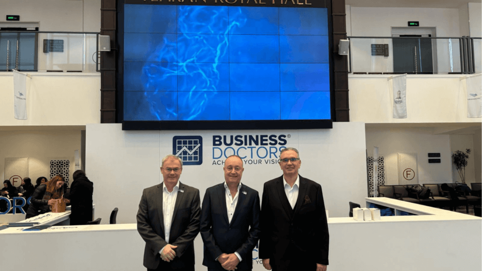 Business Doctors Steve Ennis, Matt Levington and Wicus Van Biljon
